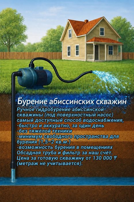 Бурение абиссинских скважин