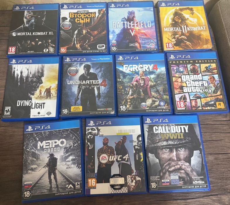 Игры PlayStation 4 и 2