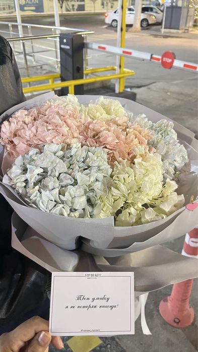 Букет гортензия 6шт