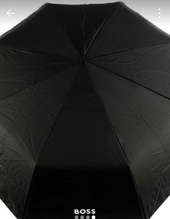 Umbrela inconic mini black Hugo Boss