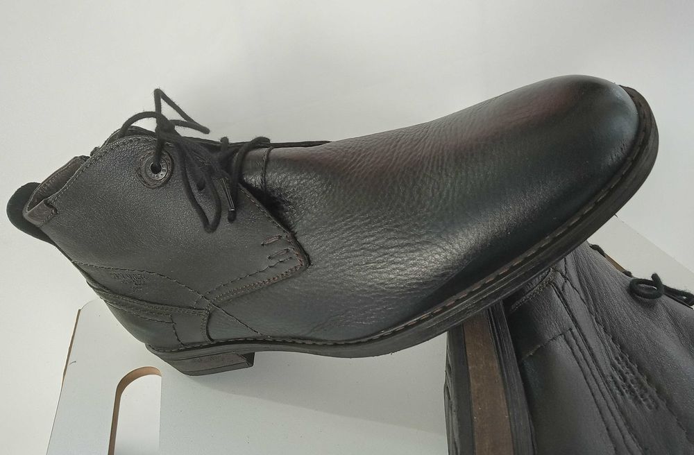 Ghete ankle plain toe premium Cat Italy 45 piele naturala