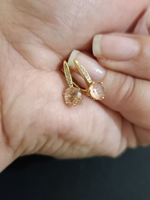 Золотые Детские сережки