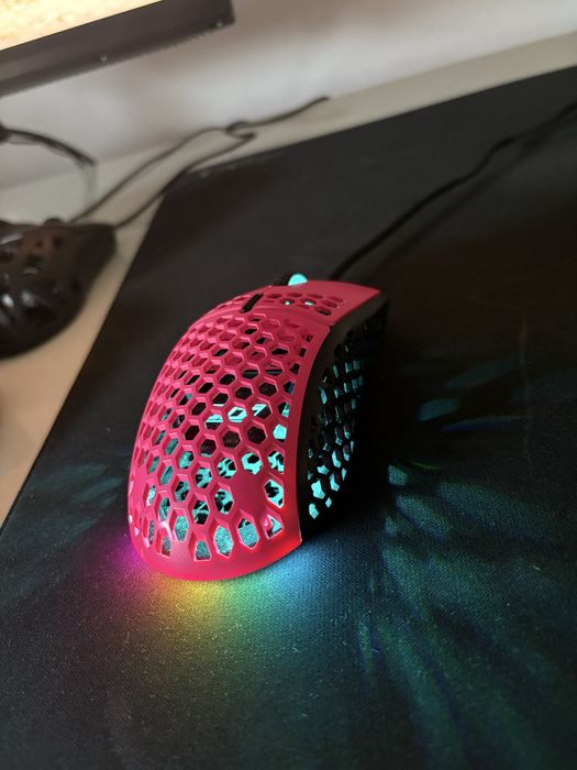 Mouse Gaming EDGE Ultralight Precision Pink Edition - RGB, Fagure, 1000Hz