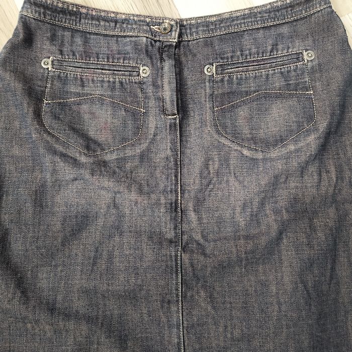 Fusta denim Armani Jeans 42, potrivită 40