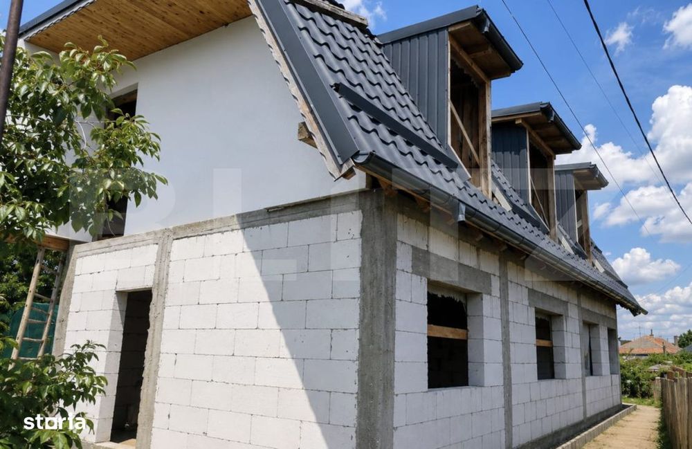 Ocazie! Casa P+M la rosu, 80 mpu, 335 mp teren, zona Casa cu Cocos-Bre