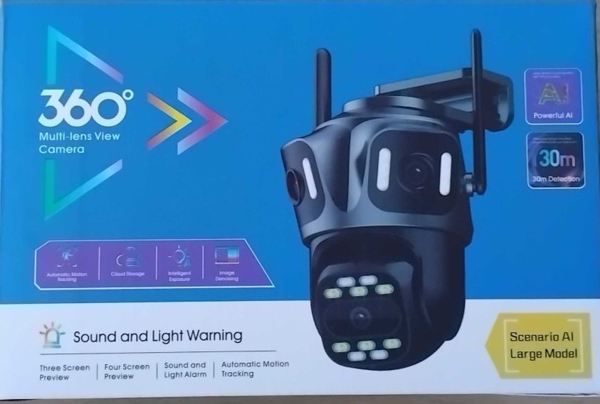 тройна wifi камера НОВО