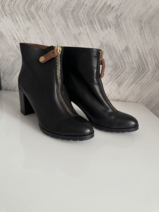 Кожанные ботинки