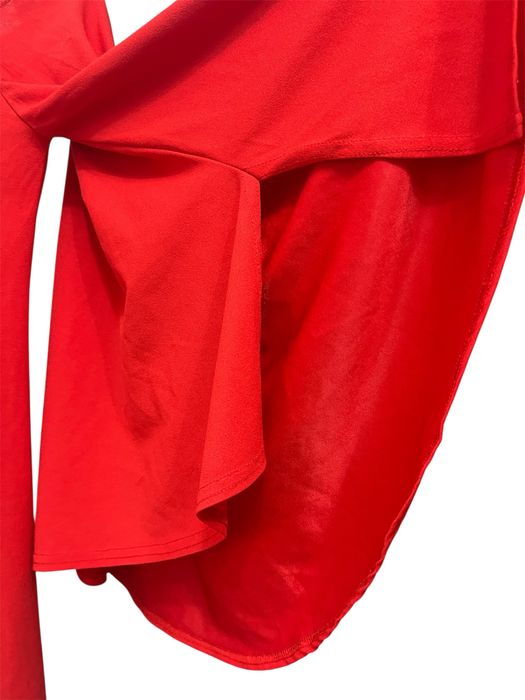 Rochie elegantă, cu umerii goi și mâneci evazate, M, fara defecte