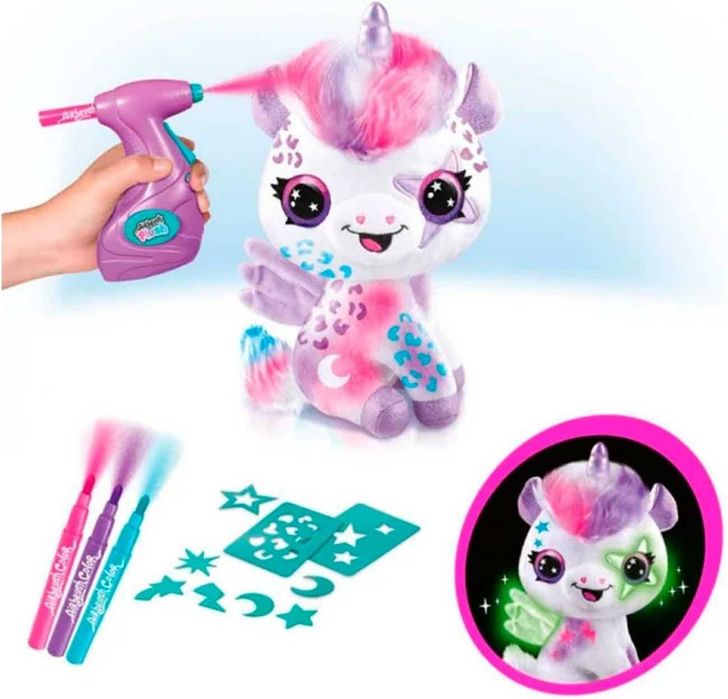 НОВИ! Плюшена играчка за оцветяване Canal Toys Светещ Еднорог