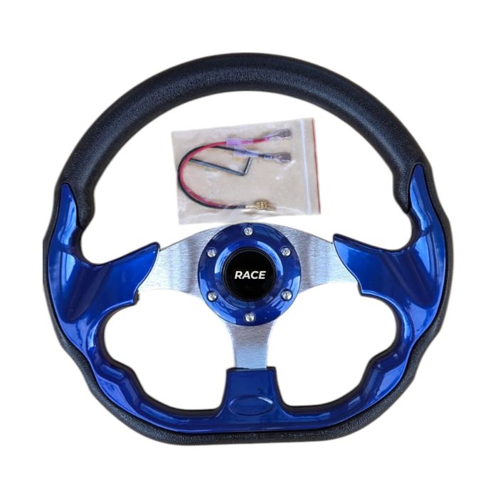 Volan sport albastru