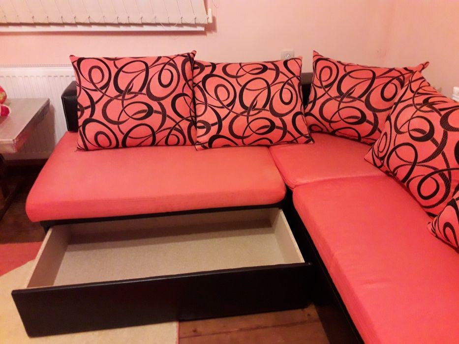 Разтегателен ъглов диван 280х190