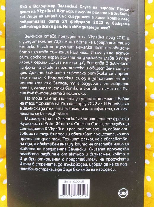 Слънцето залязва над Ангкор и Биография на Зеленски