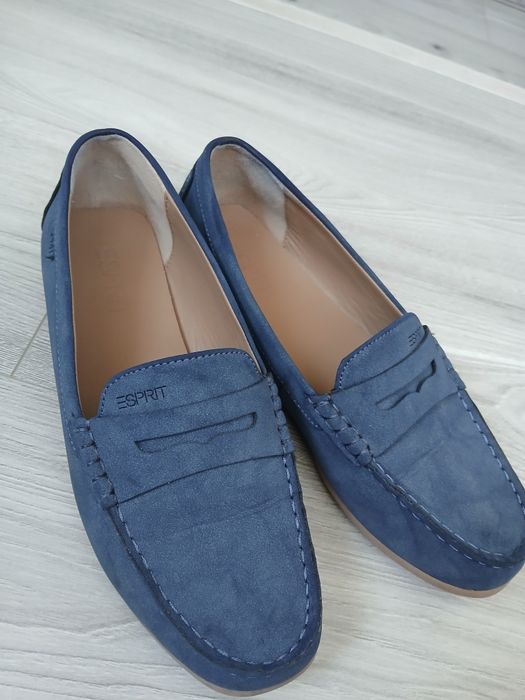 Pantofi dama Esprit din piele intoarsa