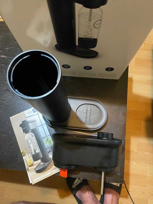 Aparat de sifon GROHE Blue Fizz cu afișaj CO2