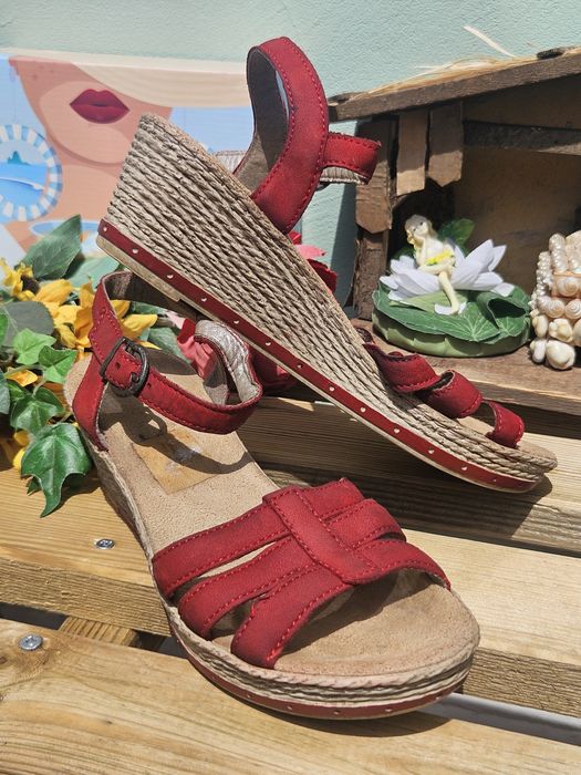 Rieker сандали от кожа N37