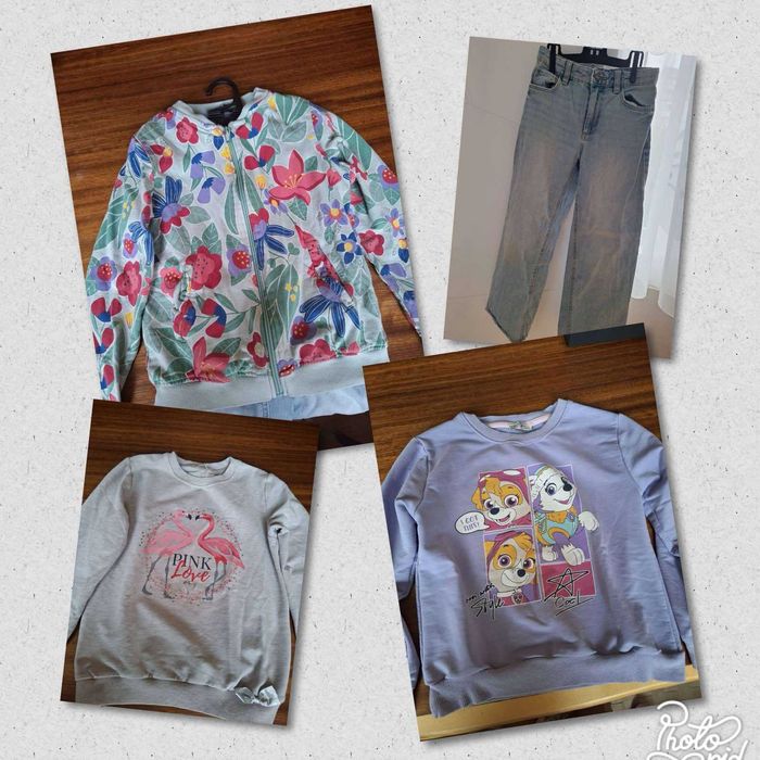 Дрехи за момиче, размер 122/288см, блузи, рокли, яке, суичър