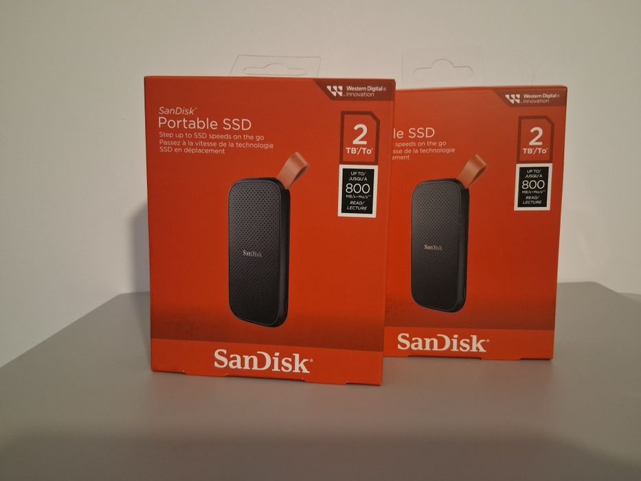 SUNATI Sigilat Ssd extern portabil 2TB  Sandisk Portable 2TB