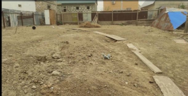 Земельный участок в городе.