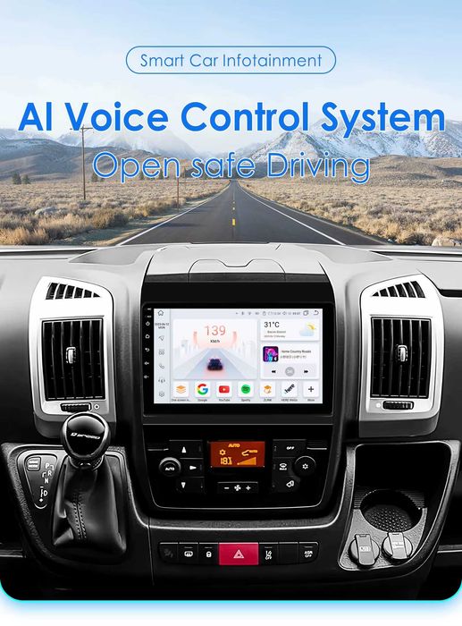 Мултимедия Android Fiat Ducato Peugeot Boxer Citroen Jumper навигация