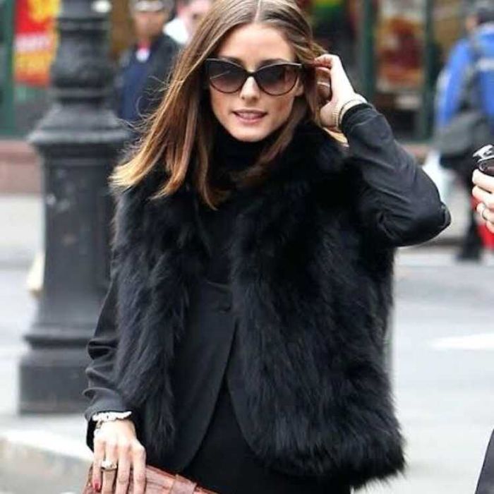 Vesta de blană artificiala TopShop marimea XS/S