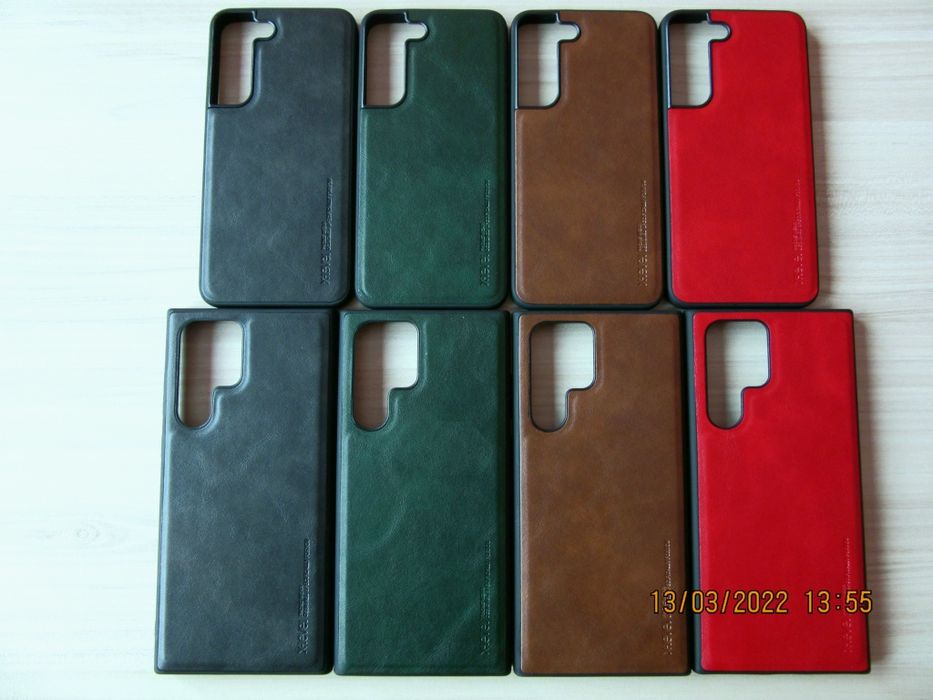Samsung Galaxy S22 S22+ S21 Ultra S21+ / X-LEVEL Лукс кейс кожен гръб