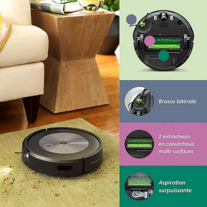 Прахосмукачка робот iRobot Roomba j7+ j7558 PrecisionVision навигация