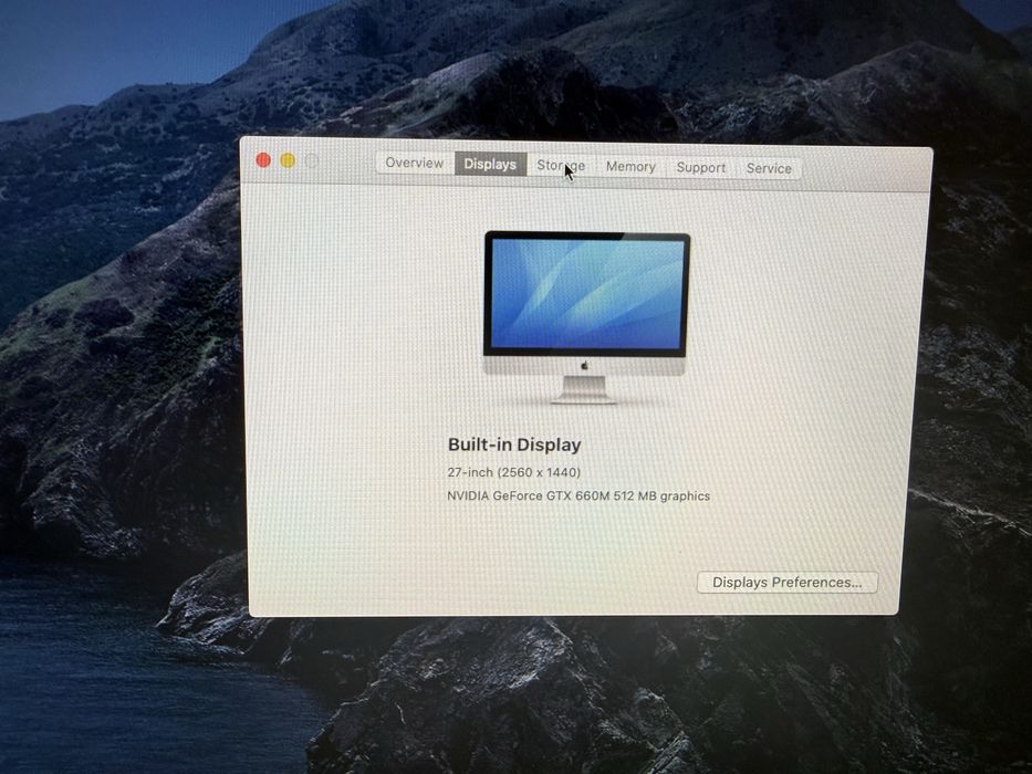 Apple iMac 27" 2012 i5 2.9GHz 16GB RAM 1TB HDD GTX 660M Ecran 2K