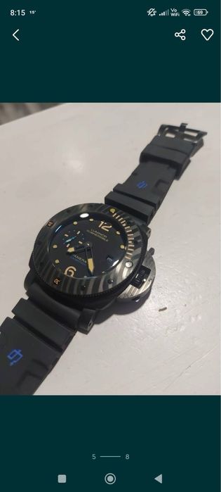 Ceas Barbatesc Luminor Submersible Panerai Carbotech