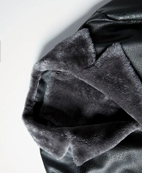 Зимние кожаные куртки для мужчин