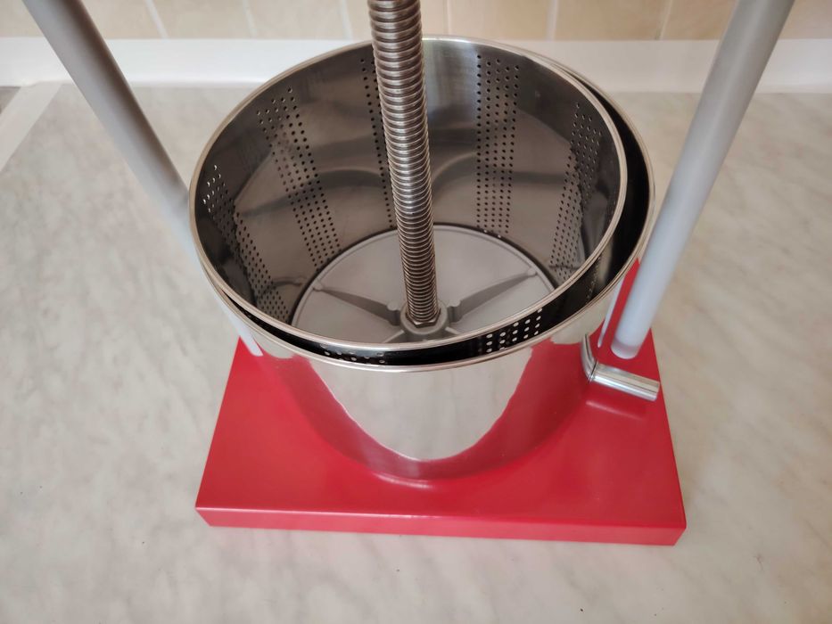 Presa, teasc struguri, fructe din inox, 6 litri