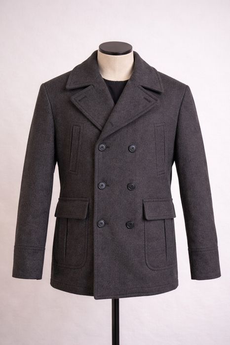 Palton barbat,gri,elegantMaddison, croi clasic – mărime L (etichetă M)