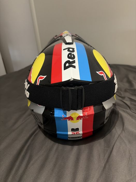 Casca enduro Red bull + ochelari 100%