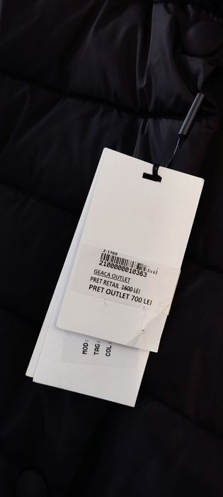 Geacă cu puf de primăvară/ toamnă Federica Costa mărime L