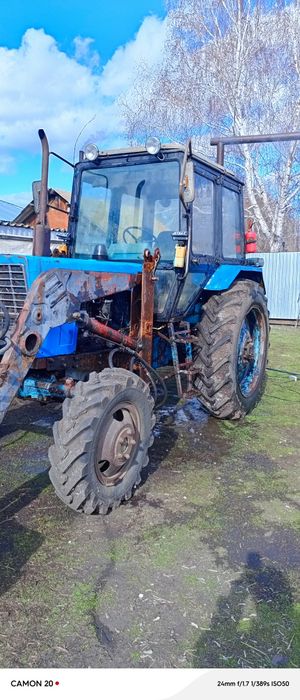 МТЗ-82 с Куном на ходу