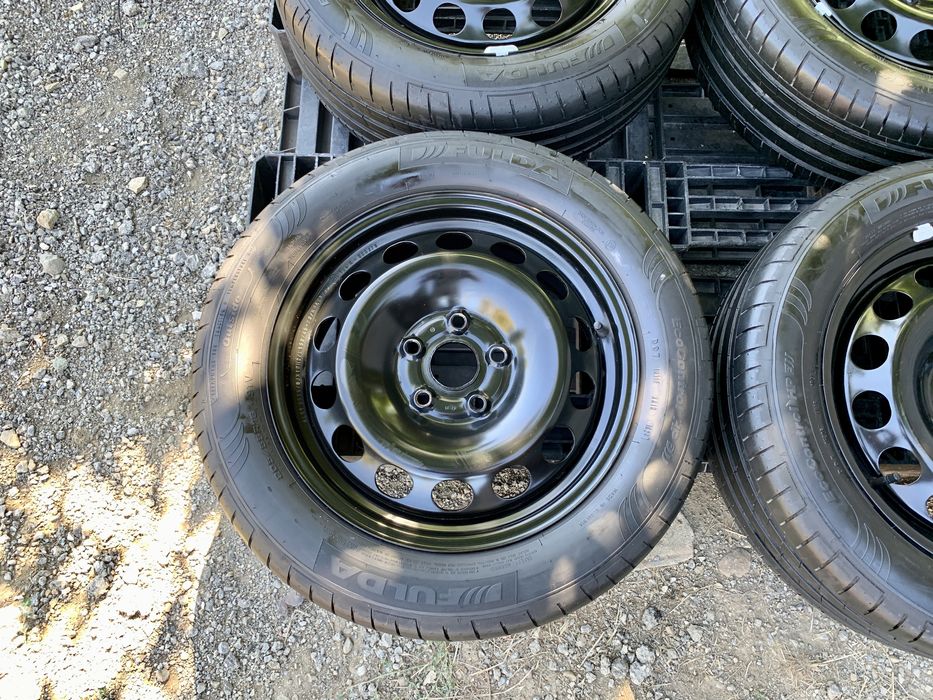 Джанти 16" ET50+НОВИ ГУМИ DOT1624 FULDA 205/55/16-Vw,Audi,Seat,Skoda