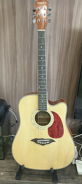 Акустическая гитара Adagio 41” + подставка Rowell