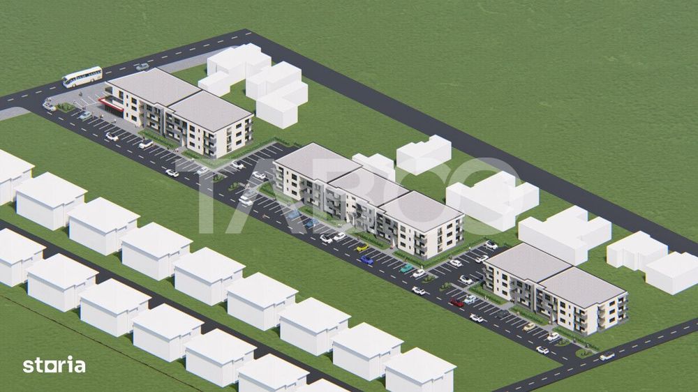 Apartament decomandat de vanzare 52 mpu 2 camere 2 logii loc parcare