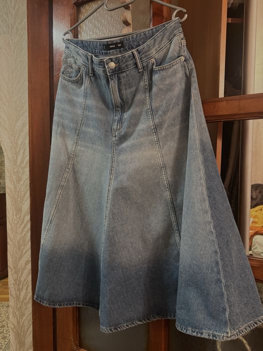 Джинсовая юбка Mango