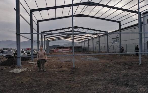 Vand structura metalică 7x20x4