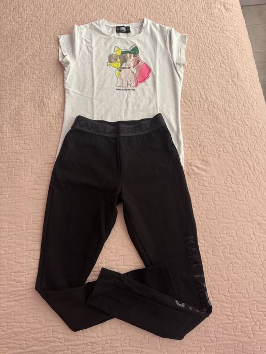 Karl Lagerfeld Kids сет – тениска и клин, 14 г. / 156 см