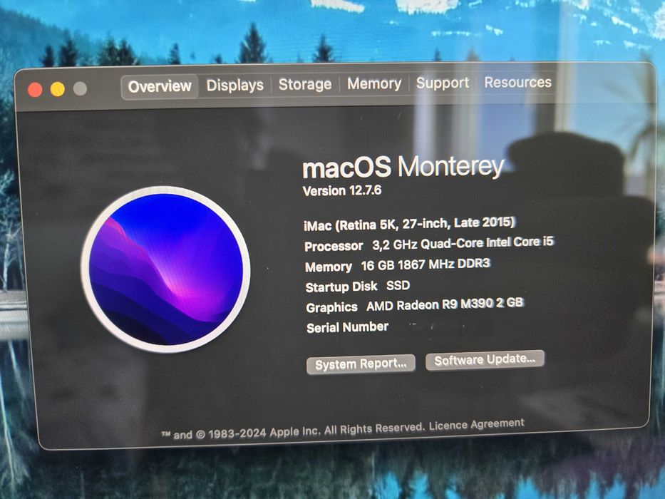 iMAC Retina 5K,27 inch,16GB RAM,512 SSD + 1TB HDD