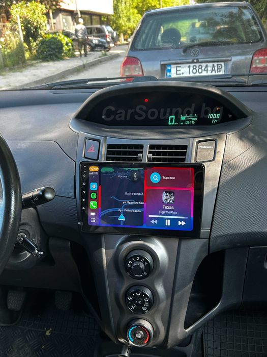 Toyota Yaris - 9" Android 15 Мултимедия Тойота Ярис Навигация Андроид