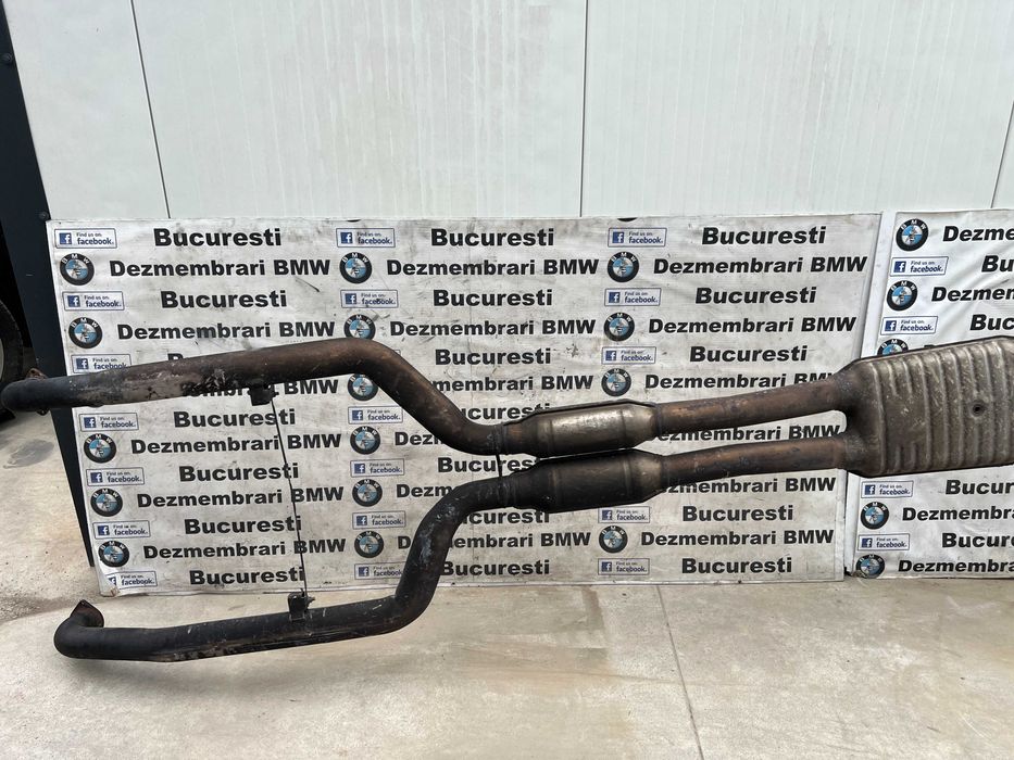 Evacuare completa intermediara tobe finale cu clapete originala BMW Seria 7 F01 750i 750iX 4.4 N63