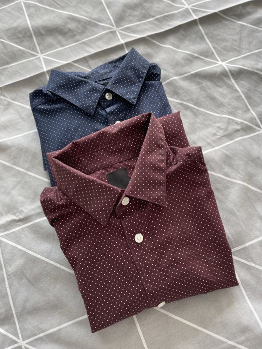 Продавам мъжки ризи НОВИ 2 бр. H&M Slim Fit