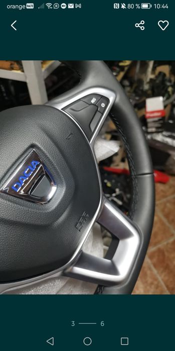 Volan complet cu airbag nou, original Logan, Sandero,Mcv,Lodgy, Duster