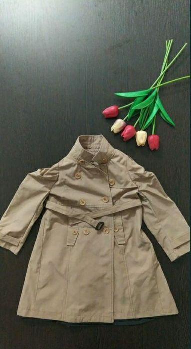 Красивый тренч для девочек