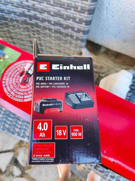 Trimmer Einhell+ incarcator si acumulator nou
