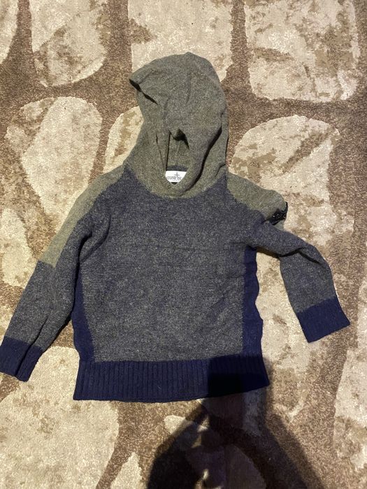 Детски Stone island junior вълнено горнище
