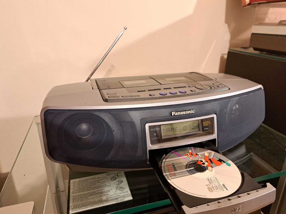 Radio casetofon cu cd, boombox Panasonic RX-ED55