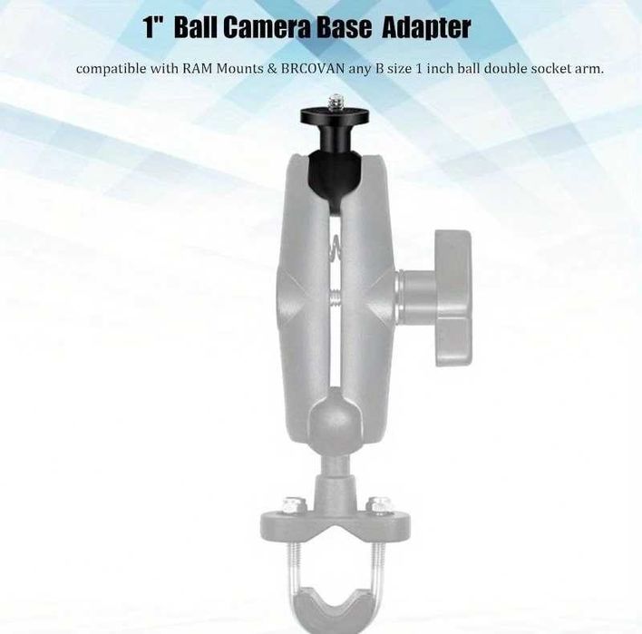 Adaptor bila - filet 1/4 Insta360 GoPro DJI compatibil RAM Mounts